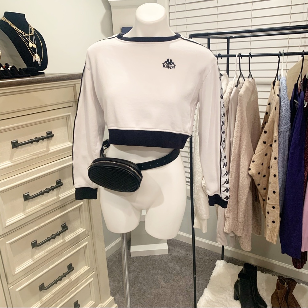 Kappa Authentic Sweatshirt & Black Pouch